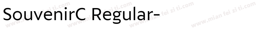 SouvenirC Regular字体转换